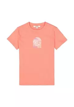 Футболка с принтом Garcia, фуксия