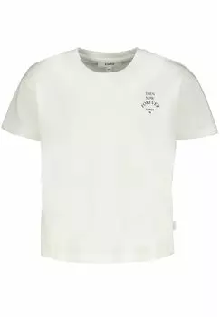 Футболка с принтом Garcia, кремовый