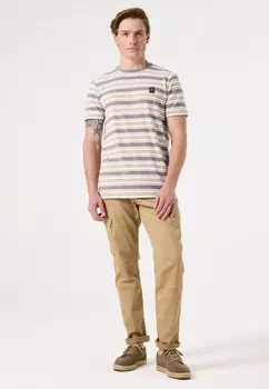 Футболка с принтом Garcia, серый