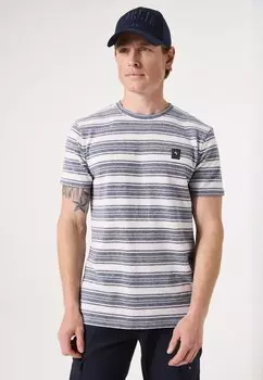 Футболка с принтом Garcia, серый