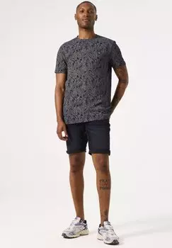 Футболка с принтом Garcia, синий