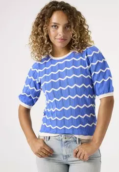 Футболка с принтом Garcia, синий