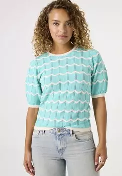 Футболка с принтом Garcia, зеленый