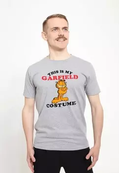 Футболка с принтом GARFIELD GARFIELD COSTUME Henry Tiger, цвет Mottled Light Grey