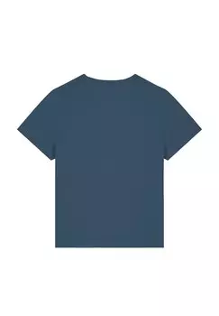 Футболка с принтом GARTENLIEBE watapparel, бирюзовый