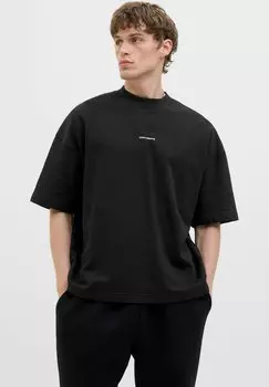 Футболка с принтом GEDRUCKT Jack & Jones, черный