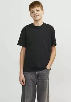 Футболка с принтом GEDRUCKT Jack & Jones Junior, черный