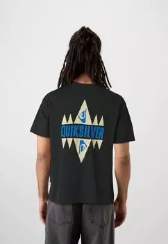 Футболка с принтом GEO TEE UNISEX Quiksilver, черный