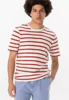 Футболка с принтом GESTREIFTES Sissy-Boy, темно-красный