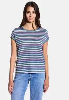 Футболка с принтом GESTREIFTES Street One, цвет Grn