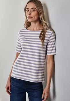 Футболка с принтом GESTREIFTES Street One, цвет Lila