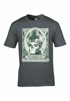 Футболка с принтом GHOST PAPA EMETIRUS III rockshirts, серый