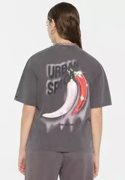 Футболка с принтом GI-LLY Harlem Soul, антрацит