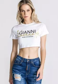 Футболка с принтом Gianni Kavanagh, белый