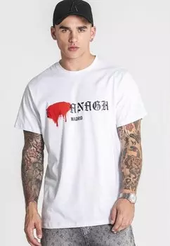 Футболка с принтом Gianni Kavanagh, белый