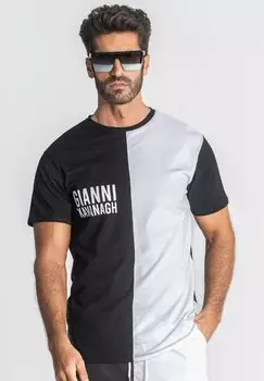 Футболка с принтом Gianni Kavanagh, черная