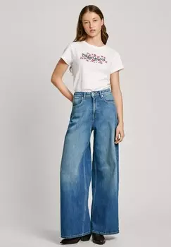 Футболка с принтом GINNY Pepe Jeans, белый