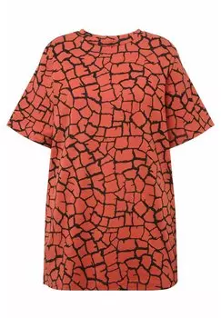 Футболка с принтом GIRAFFE SHORT SLEEVE Studio Untold, красный