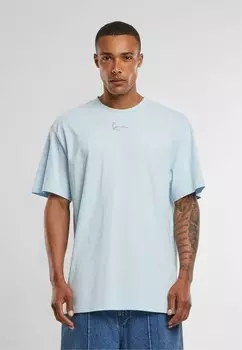 Футболка с принтом GLACIER PALM TREES Karl Kani, светло-голубой