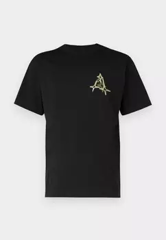 Футболка с принтом GLEAM TEE UNISEX HUF, черный