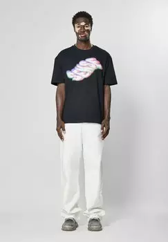 Футболка с принтом Glitch 9N1M SENSE, черный