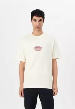 Футболка с принтом GO STRIKER TEE Guess Originals, песочный