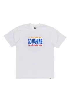 Футболка с принтом GO VAHINE Quiksilver, кремовый