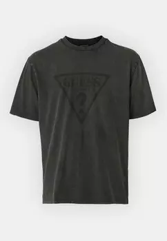 Футболка с принтом GO VINTAGE TRIANGLE TEE Guess Originals, черный