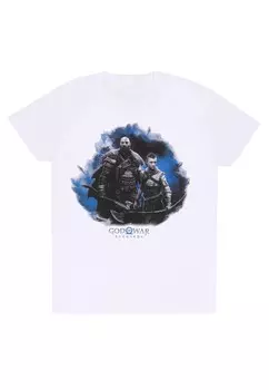 Футболка с принтом GOD OF WAR RAGNAROK KEY ART Henry Tiger, белый