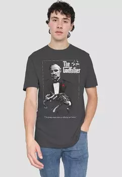 Футболка с принтом GODFATHER POSTER Cotton Soul, антрацит