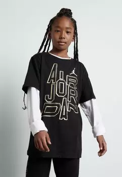 Футболка с принтом GOLD LINE TEE Jordan, черный