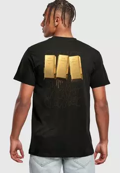 Футболка с принтом Golden Caramel Mister Tee, черный