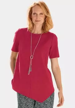 Футболка с принтом GOLDNER, красный