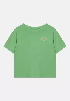 Футболка с принтом Gone To California Roxy, зеленый