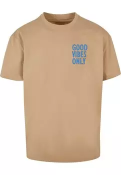 Футболка с принтом GOOD ONLY HEAVY OVERSIZED TEE Merchcode, цвет unionbeige