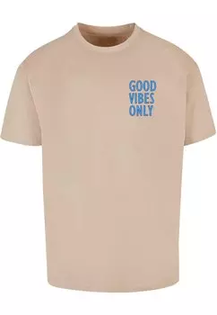 Футболка с принтом GOOD ONLY HEAVY OVERSIZED TEE Merchcode, цвет wet sand