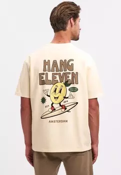 Футболка с принтом GOODLIFE HANG ELEVEN, песочный