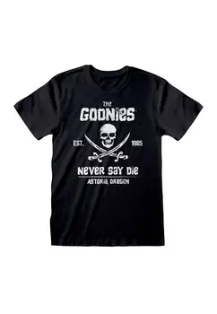 Футболка с принтом GOONIES NEVER SAY DIE Henry Tiger, черный