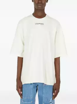 Футболка с принтом городского горизонта Lourdes, белый