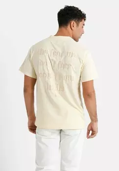 Футболка с принтом GOTHIC Sixth June, бежевый