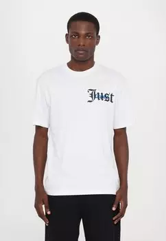 Футболка с принтом GOTICH LOGO Just Cavalli, белый