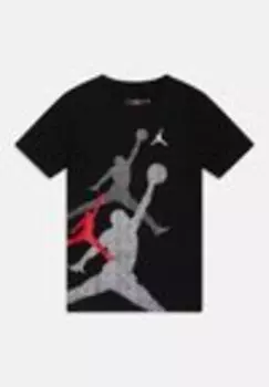 Футболка с принтом GRADIENT STACKED TEE UNISEX Jordan, черный