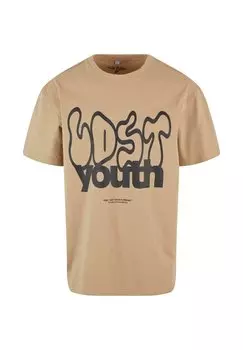Футболка с принтом GRAFFITI CLOUD Lost Youth, цвет unionbeige