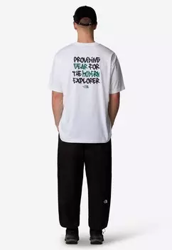 Футболка с принтом GRAFFITI STYLE The North Face, белый