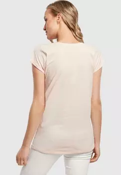 Футболка с принтом GRAND SAN ANTONIO EXTENDED SHOULDER TEE Merchcode, розовый