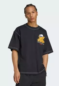Футболка с принтом GRAPHIC Adidas Originals, черный