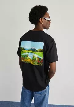 Футболка с принтом GRAPHIC adidas Originals, цвет black