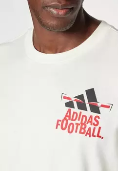 Футболка с принтом GRAPHIC adidas Performance, молочный