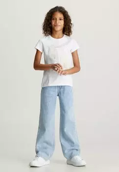 Футболка с принтом GRAPHIC Calvin Klein Jeans, цвет bright white