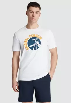 Футболка с принтом GRAPHIC CIRCLE LOGO PETE Original Penguin, белый